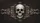 Aged Grunge Human Skull Baroque Acanthus Leaf Scrolls - Car Interior Upgrade Car Sunshade - 7