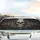 Aged Grunge Human Skull Baroque Acanthus Leaf Scrolls - Car Interior Upgrade Car Sunshade - 5