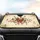Monarch Butterflies Floral Vines Crimson Blossoms - Road Trip Gift Car Sunshade - 4