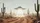 UFO Desert Scene Flying Saucer Cacti - Car Interior Upgrade Car Sunshade - 7