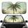 Tropical Palm Tree Foliage Sky - Road Trip Car Accessory Car Sunshade - 1