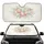 Decorated Easter Eggs Pastel Flowers Green Leaves Car Interior Upgrade Car Sunshade - 1