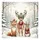 Deer Fox Bunny Winter Woodland - Christmas Holiday Home Decor Gift for Wildlife Lovers Garden Flag - 6
