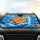 Hot Dogs Buns Mustard Surfing Ocean Waves Car Interior Upgrade Car Sunshade - 4