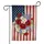 Poppies Daisies Wildflowers American Flag Bouquet - Independence Day Decor for Home Garden Flag - 3
