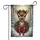 Baby Fawn Deer Christmas Wreath Snowflakes - Winter Holiday Decor Gift Garden Flag - 3