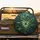 High Contrast Monstera Palm Jungle Foliage - Greenery Travel Essential Spare Tire Cover - 2