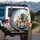 English Bulldog Pug Golden Retriever Dog Breeds Journey - Dog Lover Travel Gift Spare Tire Cover - 3