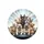 English Bulldog Pug Golden Retriever Dog Breeds Journey - Dog Lover Travel Gift Spare Tire Cover - 4