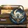 Emerald Gemstone Golden Moon Stars White Flower Home Decor Gift Spare Tire Cover - 2