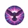 Purple Winged Raven Cosmic Energy Burst - Mystical Art Gift for Fantasy Lover Spare Tire Cover - 4