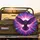 Purple Winged Raven Cosmic Energy Burst - Mystical Art Gift for Fantasy Lover Spare Tire Cover - 2
