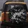 Cherry Blossom Blooms Black Background – Travel Essentials Car Decor Spare Tire Cover - 5