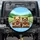 Yorkshire Terriers Driving Road Trip Wildflowers - Dog Lover Travel Gift Spare Tire Cover - 1