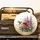 Ruby-throated Hummingbird Poppy Bluebell Delphinium Cosmos - Wildlife Lover Gift Spare Tire Cover - 2