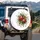 Red Black Ladybugs Forest Leaves - Wildlife Lover Home Decor Gift for Ladybug Lover Spare Tire Cover - 3