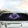 Swirling Ethereal Cosmic Lavender Violet Sky Blue Hearts - Road Trip Travel Accessory Car Sunshade - 5