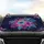 Iridescent Hibiscus Tropical Jungle - Car Interior Upgrade Car Sunshade - 4