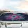 Iridescent Hibiscus Tropical Jungle - Car Interior Upgrade Car Sunshade - 5