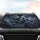 Crows Ravens Storm Clouds Twilight Sky - Road Trip Gift for Bird Watchers Car Sunshade - 4