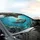 Manta Ray Underwater Coral Reef Sunlight - Wildlife Lover Car Interior Upgrade Car Sunshade - 6
