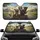 Pug Dog Family Road Trip Adventure - Travel Essentials for Dog Lover Car Sunshade - 1
