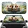 Realistic Guinea Pigs Driving Car Lush Hills - Road Trip Car Accessory Car Sunshade - 1