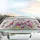 Fuchsia Purple Yellow Cosmos Wildflowers Golden Centers - Car Interior Upgrade Car Sunshade - 5
