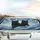 Black Cats Joyful Adventure Sky Clouds - Road Trip Gift for Cat Lover Car Sunshade - 5