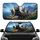Realistic Ferrets Coastal Ocean Mountains - Road Trip Gift for Ferret Lover Car Sunshade - 1