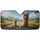 Alpacas Road Trip Green Hills Highway - Travel Essentials for Alpaca Lover Car Sunshade - 3