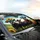 Four Black Cows Sunflowers Hills - Road Trip Gift for Cow Lover Car Sunshade - 6