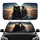 Black Cats Driving Adventure Kitten Car Seat - Road Trip Gift for Pet Owners Car Sunshade - 1