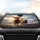Highland Cow Family Journey Scottish Highlands - Travel Essentials Gift for Cow Lovers Car Sunshade - 4