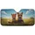 Driving Red Foxes Scenic Landscape Adventure - Road Trip Accessory Car Sunshade - 3