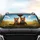 Driving Red Foxes Scenic Landscape Adventure - Road Trip Accessory Car Sunshade - 4