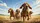 Four Bloodhound Dogs Golden Fields Landscape - Road Trip Gift for Dog Lovers Car Sunshade - 7