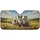 Four Bull Terriers Countryside Adventure – Road Trip Gift for Dog Lover Car Sunshade - 3