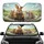Four Realistic Rabbits Driving Car Road Trip Adventure - Car Interior Upgrade Car Sunshade - 1