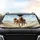 Sweeping Landscape Fjord Horses Journey - Road Trip Gift for Horse Lovers Car Sunshade - 4