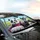 Fluffy Panda Bears Driving Adventure Journey - Travel Essentials Road Trip Gift for Panda Lovers Car Sunshade - 6