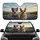 Australian Cattle Dogs Open Road Scenic Sky - Road Trip Gift for Dog Lover Car Sunshade - 1