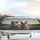 Australian Cattle Dogs Open Road Scenic Sky - Road Trip Gift for Dog Lover Car Sunshade - 5