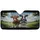 Brown Holstein Cows Driving - Open Road Travel Gift for Cow Lovers Car Sunshade - 3