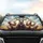 Diverse Horned Goats Mountain Vista Scene Car Interior Upgrade for Goat Lovers Car Sunshade - 4
