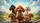 Joyful Poodles Driving Road Trip Landscape - Poodle Lover Car Interior Upgrade Car Sunshade - 7