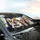 Corgi Dogs Steering Wheel Open Road Landscape - Road Trip Adventure Car Upgrade Car Sunshade - 6