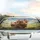 Adventurous Guinea Pigs Fantasy Landscape - Road Trip Gift for Guinea Pig Lovers Car Sunshade - 5