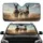 Realistic Donkey Herd Sun-Drenched Plain - Road Trip Gift for Animal Lover Car Sunshade - 1