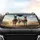 Realistic Donkey Herd Sun-Drenched Plain - Road Trip Gift for Animal Lover Car Sunshade - 4